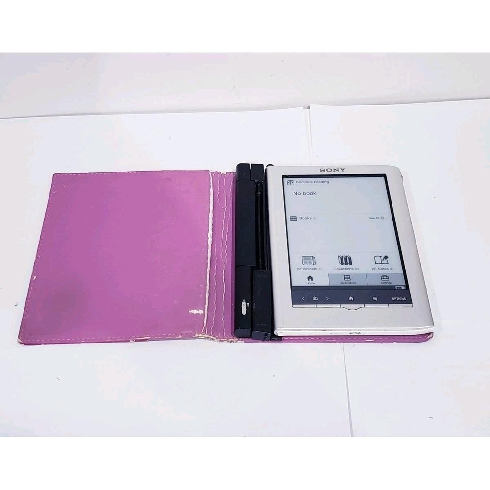 Sony PRS-350 eReader Pocket Edition  Touchscreen 2GB Silver - Tested & Working